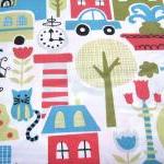 Organic Fabric City Scene (..